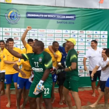 Em boa fase, Brasil enfrenta Japão na abertura do Mundialito Beach Soccer, em Santos
